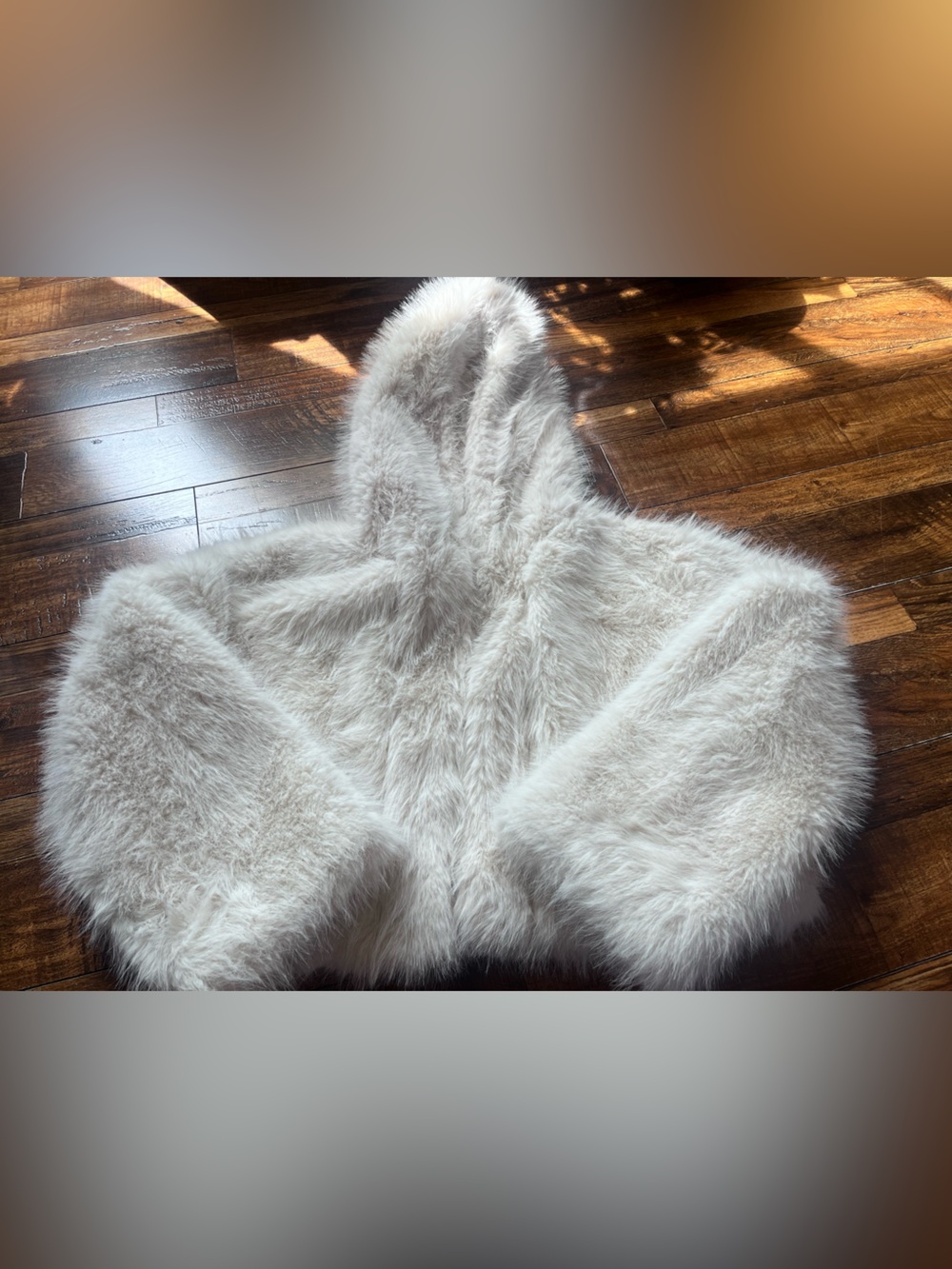 Wild Fable Hoodrd Faux Fur Coat